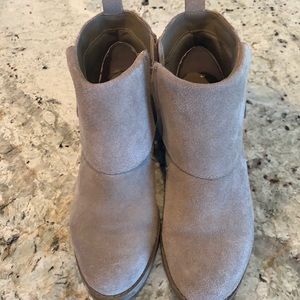 Taupe booties